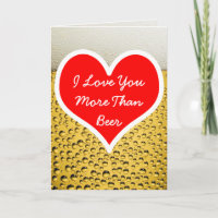 Ich Liebe Sie mehr als Bier-Foto