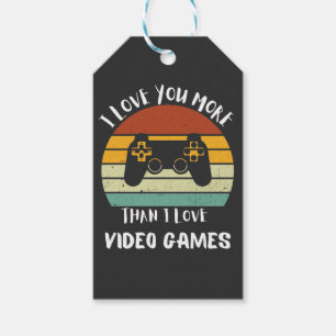Ich Liebe Sie mehr als Liebe Videospiele Geschenkanhänger