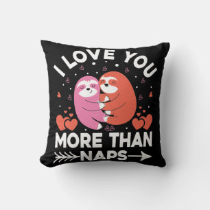 Ich Liebe Sie mehr als Nickerchen Kissen