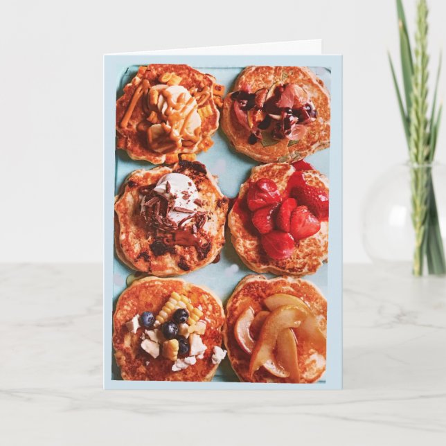 ICH LIEBE SIE ***MEHR ALS PANCACKES*** LIEBE CARD KARTE (Vorderseite)