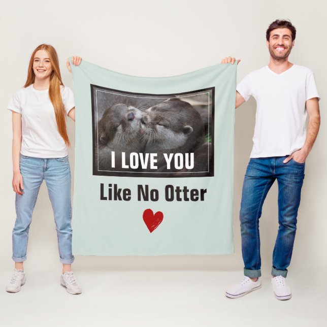 Ich Liebe, Sie mögen kein anderes Niedliches Foto Fleecedecke (Beispiel)