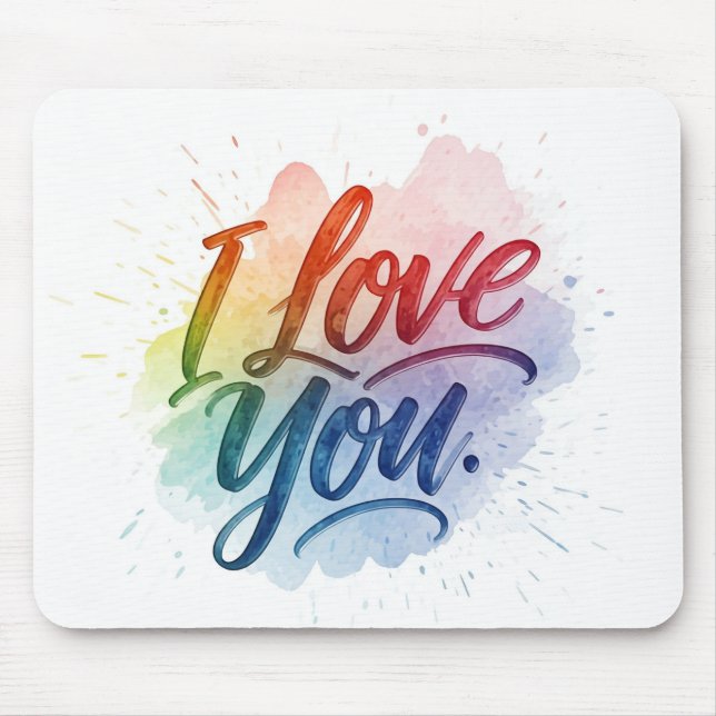 Ich Liebe Sie Mousepad (Vorne)