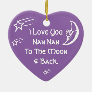 Ich Liebe Sie Nan Nan Keramikornament