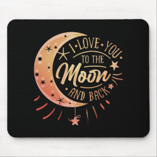 Ich Liebe Sie Niedlich Typografie Mousepad