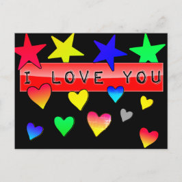 Ich Liebe Sie Postkarte