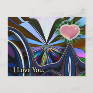 Ich Liebe Sie Postkarte