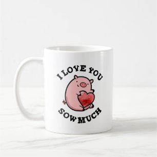 Ich Liebe, Sie säen viel lustigen Schweinspuhn Kaffeetasse