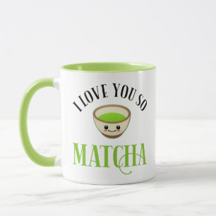 Ich Liebe Sie so Matcha Tasse