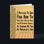 Ich Liebe Sie Son Karte<br><div class="desc">Wenn Sie denken,  Ihr Sohn ist ein Mini-Ich,  aber mit einem größeren Schicksal sagen Sie ihm</div>