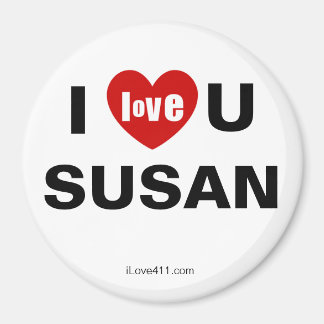 Ich Liebe Sie Susan Magnet