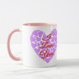 Ich Liebe Sie Valentine Hearts Tasse