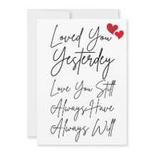 Ich Liebe Sie Valentinstag Karten für ein Paar