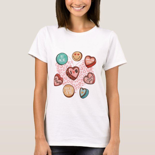 Ich Liebe Sie Valentinstag T - Shirt (Vorderseite)