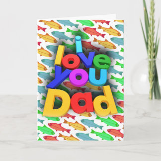 Ich Liebe Sie Vater Karte