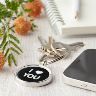 Ich Liebe Sie Wolken Keyring Schlüsselanhänger