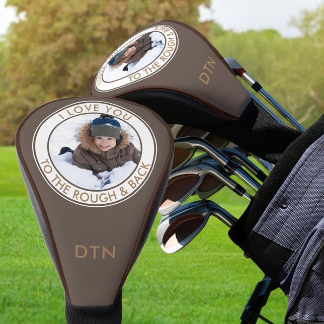 Ich Liebe Sie zu rosten und zurück Custom Foto Bro Golf Headcover (Von Creator hochgeladen)