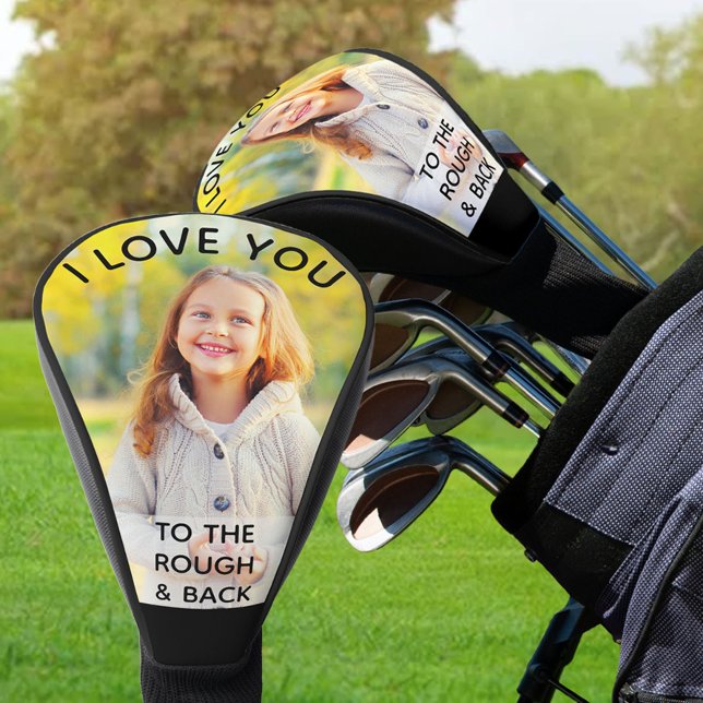 Ich Liebe Sie zum benutzerdefinierten Foto Rough a Golf Headcover (Von Creator hochgeladen)