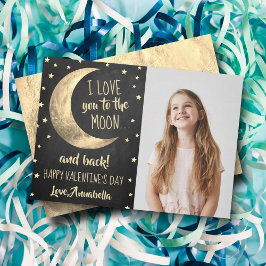 Ich Liebe Sie zum Mond und zurück Valentinstag Feiertagskarte