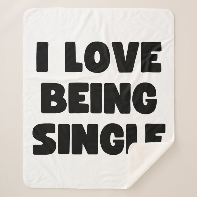 Ich Liebe Single Sherpadecke (Vorderseite)