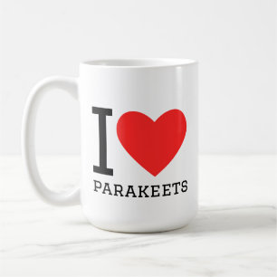 Ich liebe Sittiche Kaffeetasse