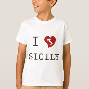 Ich liebe Sizilien T-Shirt
