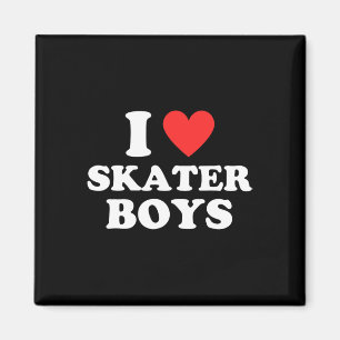 Ich liebe Skater-Boys Lustige Skateboard-Egirl Ebo Magnet