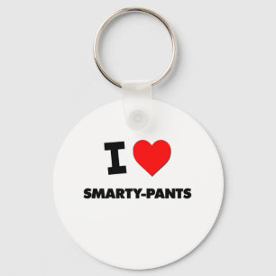 Ich Liebe Smarty Pants Schlüsselanhänger
