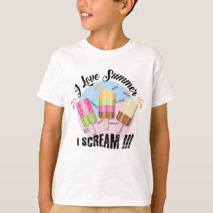 Ich Liebe Sommer - ich schreie !!! T-Shirt