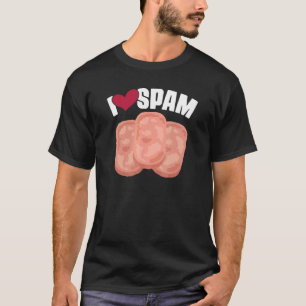 Ich liebe Spam Dosen gekochtes Schweinefleisch Ess T-Shirt