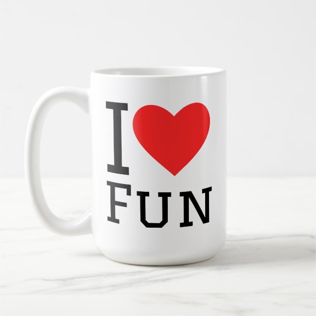 Ich liebe Spaß Kaffeetasse (Links)