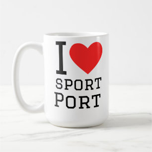 Ich liebe Sporthafen Kaffeetasse