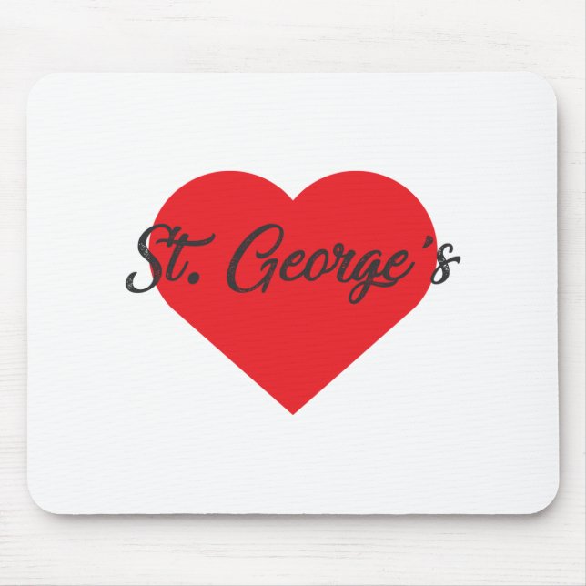 Ich liebe St. George's - Grenada Mousepad (Vorne)
