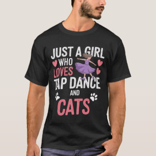 Ich Liebe Stach Tanzen und Katzen Geschenke Stich T-Shirt
