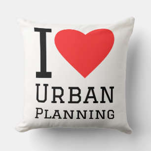 Ich liebe Stadtplanung Kissen