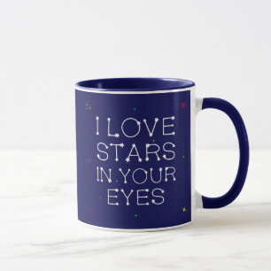 Ich Liebe Stars in den Augen romantisch Tasse