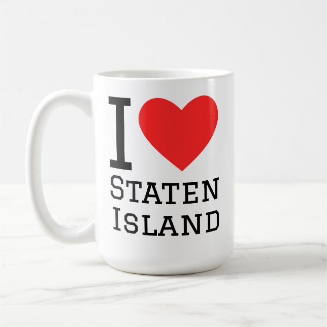 Ich liebe Staten Island  Kaffeetasse (Links)