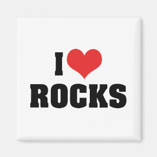 Ich liebe Steine - Gesteinsgeologie Geologieliebha Magnet