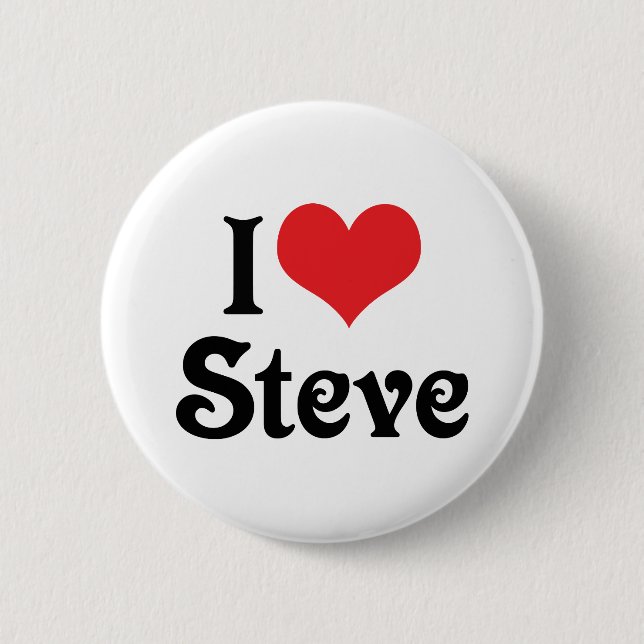 Ich liebe Steve Button (Vorderseite)