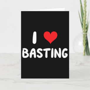 Ich liebe Sting - Heart Cook Cooking Chef Truthahn Karte