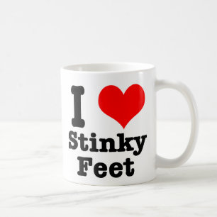 Ich liebe stinkende Füße Kaffeetasse