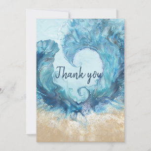 Ich Liebe Strand Danke Karte