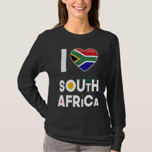 Ich liebe Südafrika Flagge Ich liebe Südafrika T-Shirt