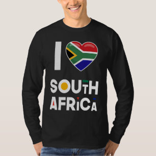 Ich liebe Südafrika Flagge Ich liebe Südafrika T-Shirt