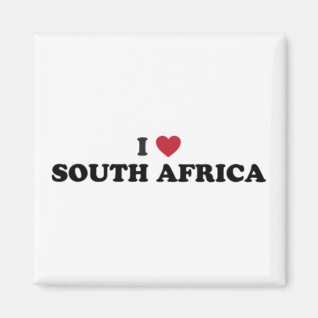 Ich liebe Südafrika Magnet (Vorne)