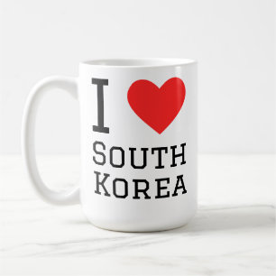 Ich liebe Südkorea Kaffeetasse
