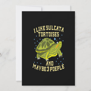Ich Liebe Sulcata Tortoises und vielleicht 3 Perso Save The Date
