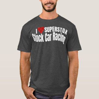 Ich liebe Superstox Stock Car Racing T-Shirt