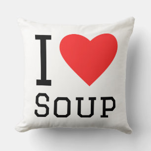 Ich liebe Suppe Kissen