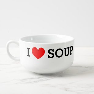 Ich Liebe Suppe. Tasse für Suppenliebhaber Große Suppentasse