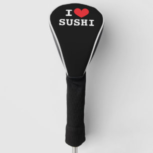 Ich liebe Sushi-Golf-Schlagholzabdeckung für Sushi Golf Headcover